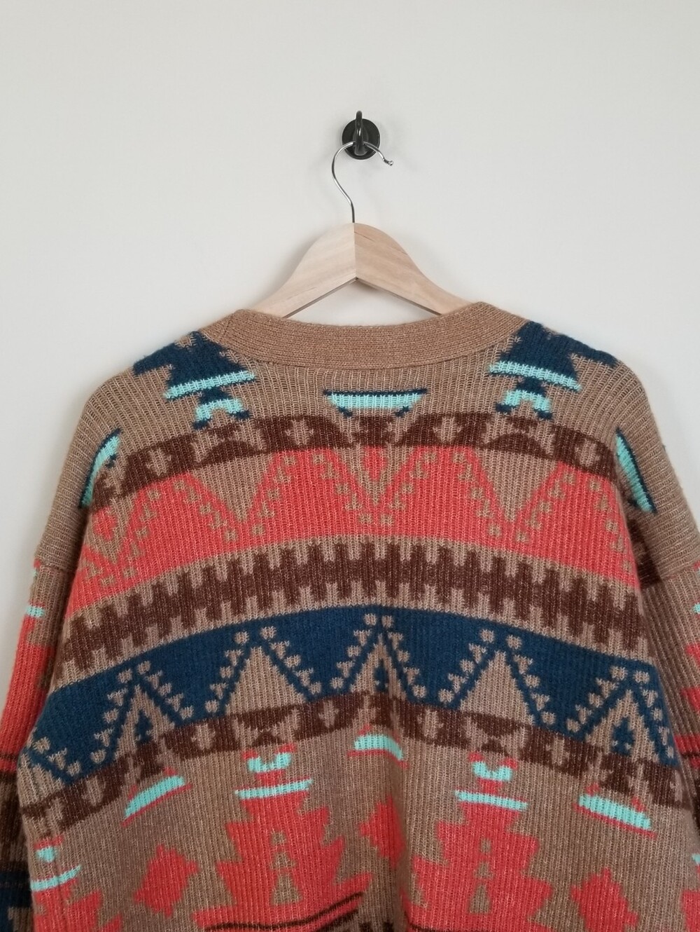 Lucky Brand Southwestern Open Front Cardigan Large NWT - Picture 5 of 8